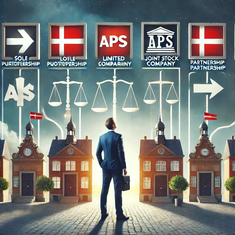 Legal forms for entrepreneurs in Denmark